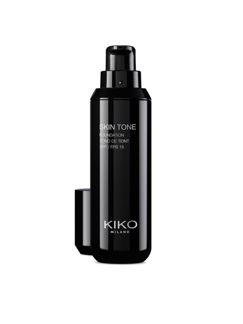 

KIKO MILANO Skin Tone Foundation with SPF 15 - Warm Beige 10, Black