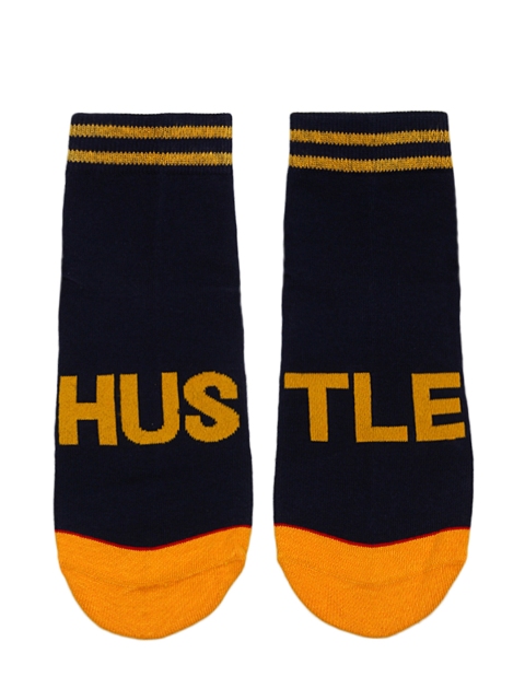 

Soxytoes Men Navy Blue Solid Ankle-Length Socks