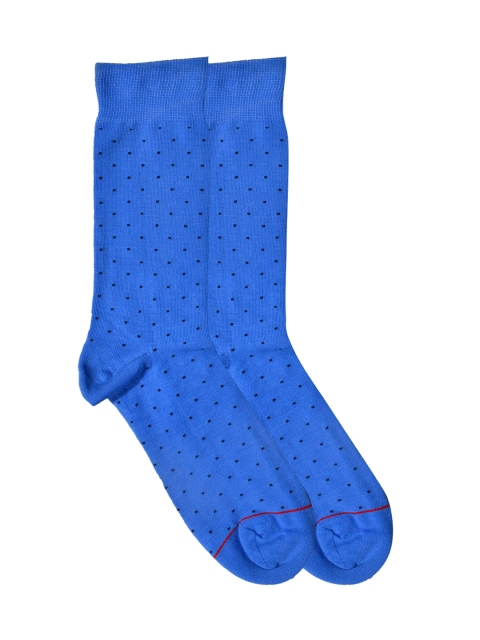 

Soxytoes Men Blue Patterned Above Ankle Socks