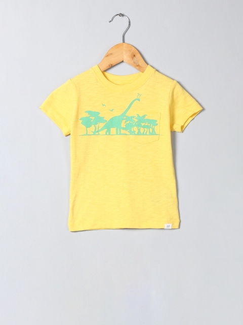 

GAP Boys Yellow Graphic T-Shirt