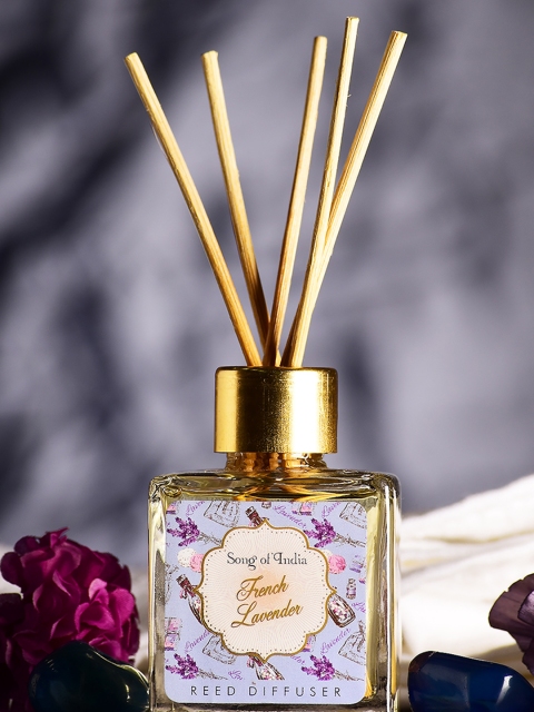 

Archies Desi French Lavender Aromatherapy Reed Diffuser 100 ml, Multi