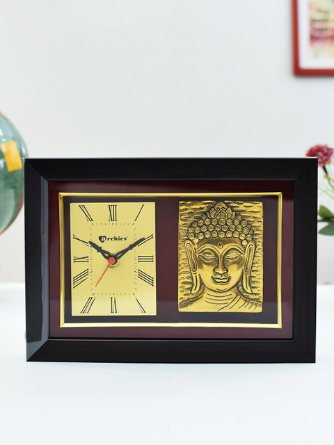 

Archies Brown Rectangle Solid Analogue Table Clock