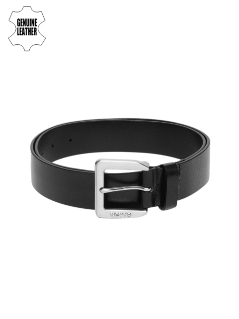 

Levis Men Black Solid Leather Belt