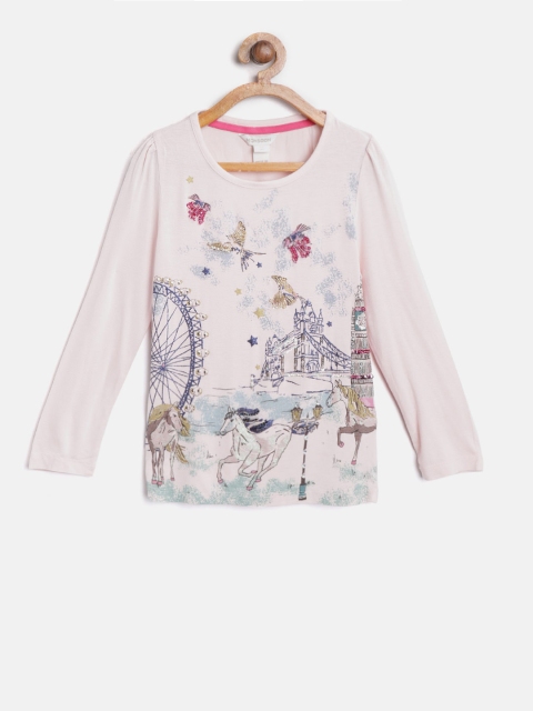 

MONSOON CHILDREN Girls Pink Printed Top