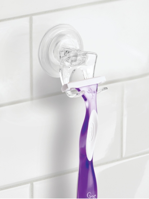 

INTERDESIGN Unisex Set of 2 Razor Holders, White