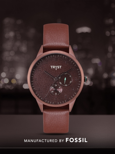 

TRYST Manufactured & Serviced by Fossil Men Copper Watch