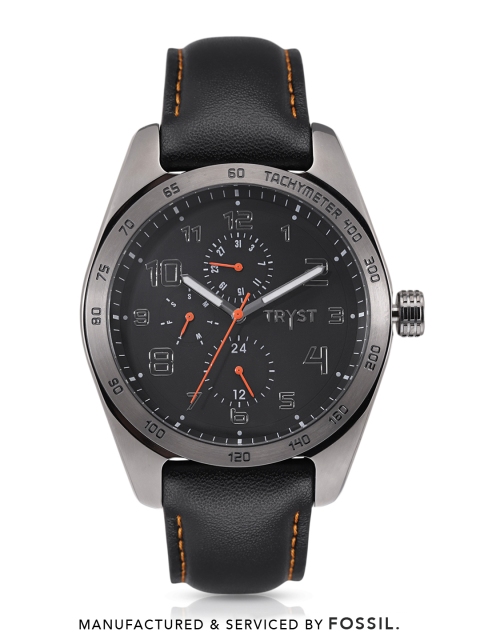 

TRYST Manufactured & Serviced by Fossil Men Black Watch