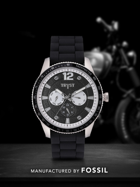 

TRYST Manufactured & Serviced by Fossil Men Black Watch