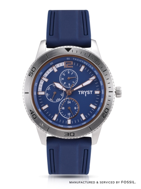 

TRYST Manufactured & Serviced by Fossil Men Blue Watch