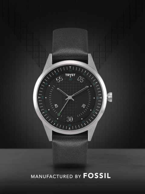

TRYST Manufactured & Serviced by Fossil Men Black Watch
