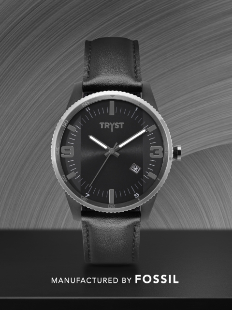 

TRYST Manufactured & Serviced by Fossil Men Black Watch