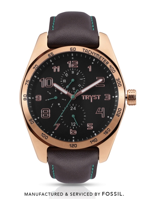 

TRYST Manufactured & Serviced by Fossil Men Black Watch