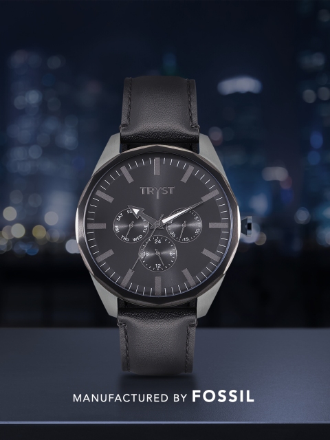 

TRYST Manufactured & Serviced by Fossil Men Black Watch
