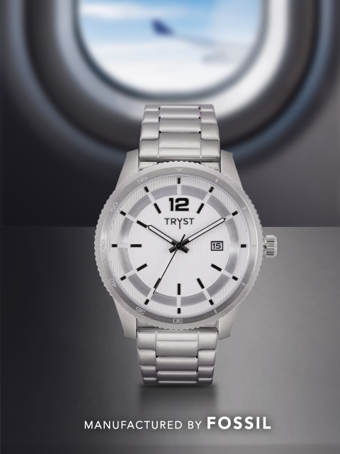 

TRYST Manufactured & Serviced by Fossil Men White Watch