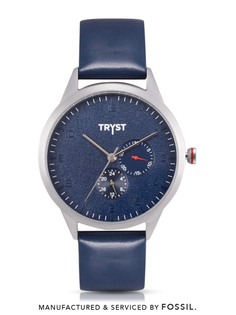 

TRYST Manufactured & Serviced by Fossil Men Blue Watch