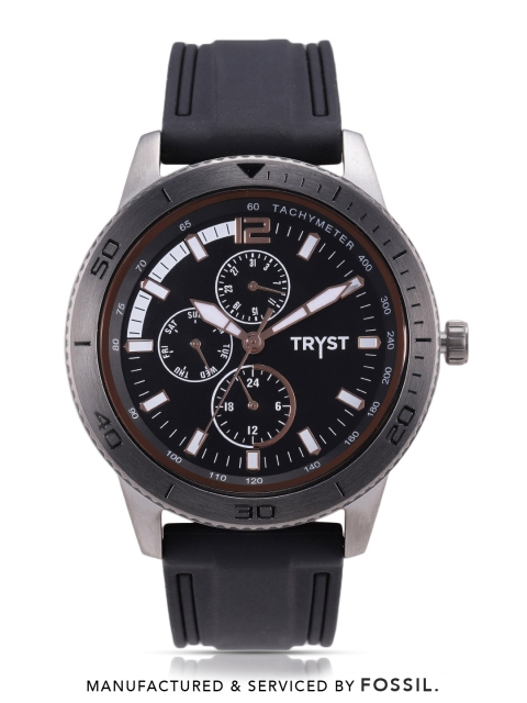 

TRYST Manufactured & Serviced by Fossil Men Black Watch