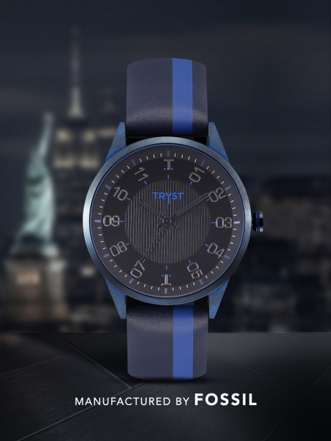 

TRYST Manufactured & Serviced by Fossil Men Black Watch