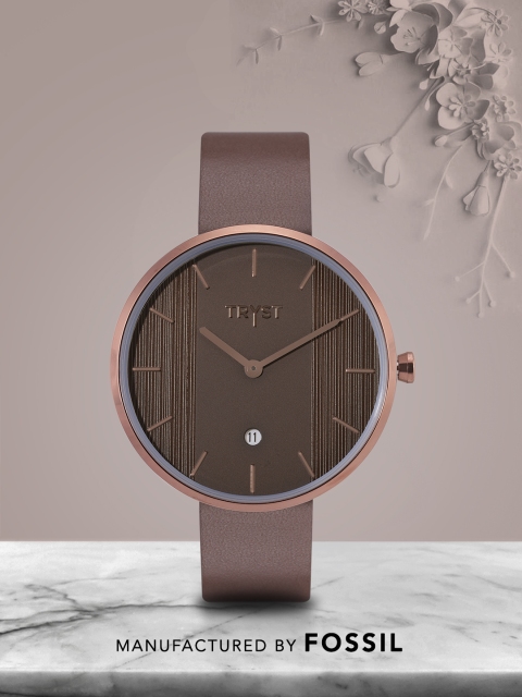 

TRYST Manufactured & Serviced by Fossil Unisex Copper Watch
