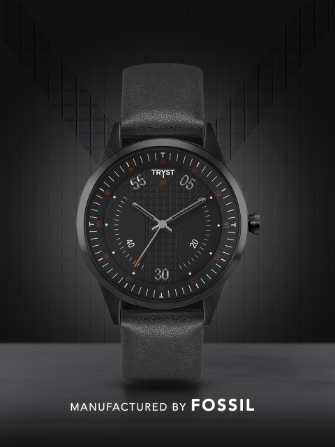 

TRYST Manufactured & Serviced by Fossil Men Black Watch