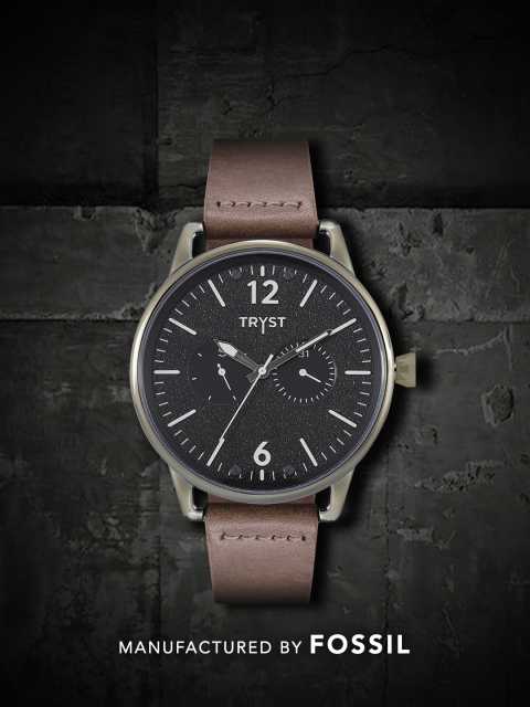 

TRYST Manufactured & Serviced by Fossil Men Black Watch
