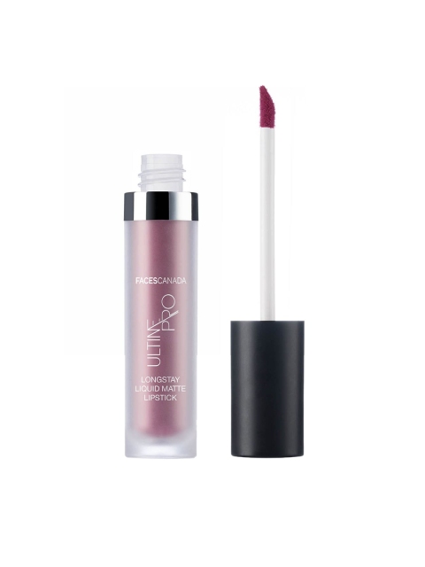 

FACESCANADA 06 I Love Plum Ultime Pro Longstay Liquid Matte Lipstick 6 ml, Pink