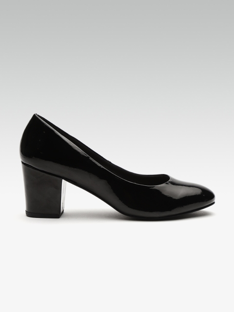 

Carlton London Women Black Solid Pumps
