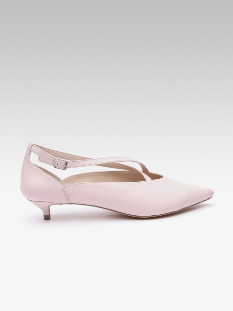 

Carlton London Women Pink Solid Pumps