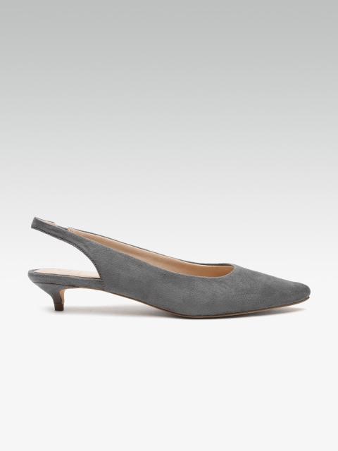 

Carlton London Women Grey Solid Heels