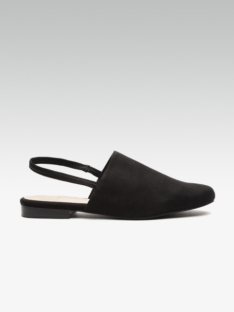 

Carlton London Women Black Solid Mules