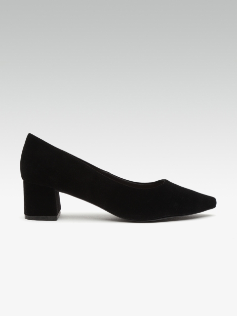 

Carlton London Women Black Solid Pumps