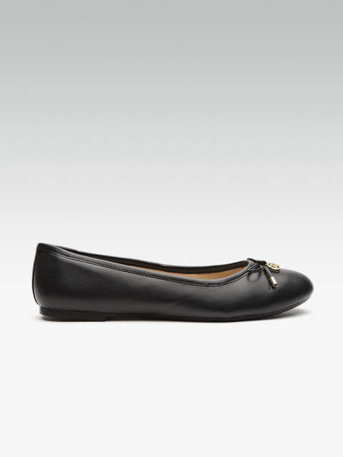 

Carlton London Women Black Solid Ballerinas