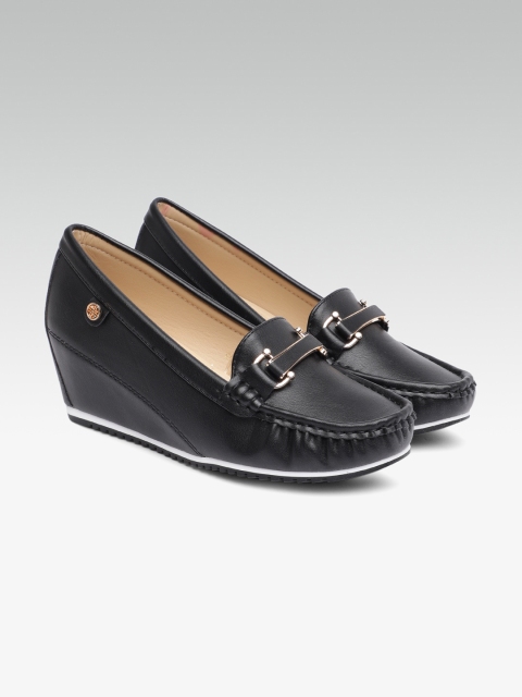 

Carlton London Women Black Solid Wedges