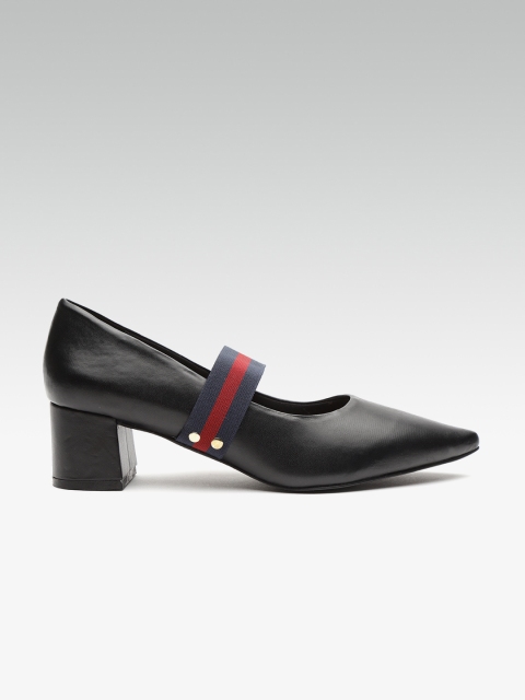 

Carlton London Women Black Solid Pumps
