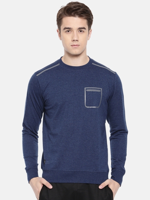 

Proline Active Men Blue Solid Sweatshirt