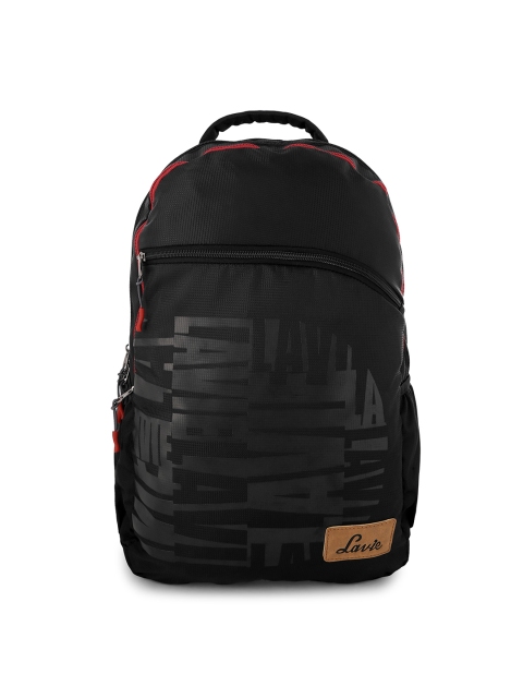 

Lavie Unisex Black Graphic Backpack