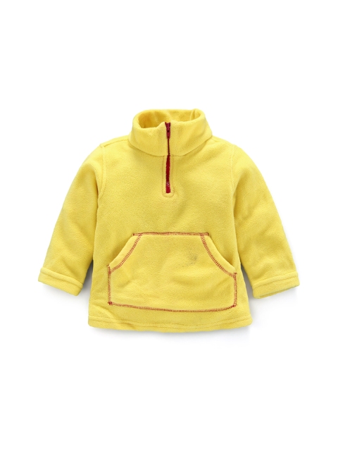 

Nino Bambino Unisex Yellow Solid Sweatshirt