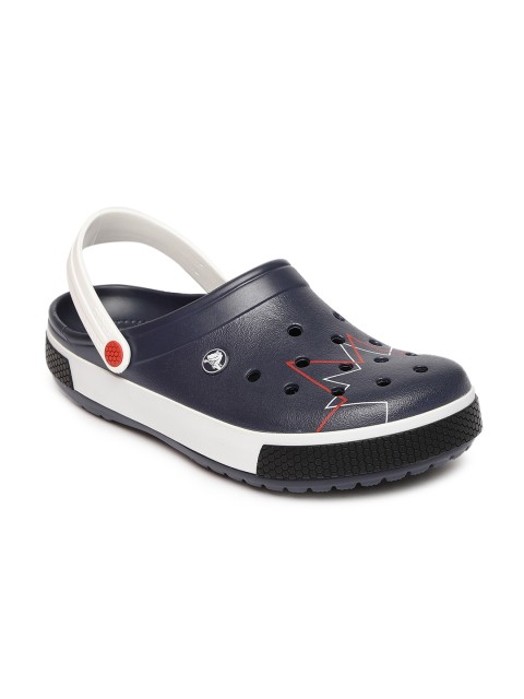 

Crocs Crocband Unisex Navy Blue Printed Clogs