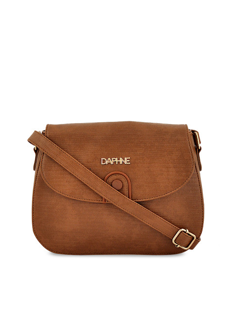 

Daphne Brown Solid Sling Bag