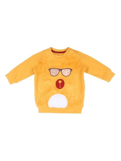 

Chirpie Pie by Pantaloons Boys Yellow Printed Sweatshirt