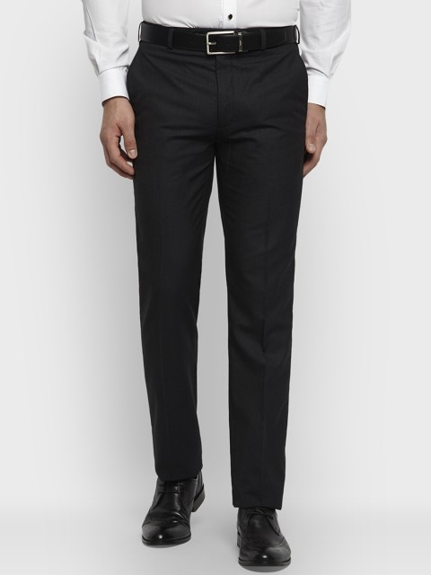 

Raymond Men Grey Regular Fit Solid Formal Trousers