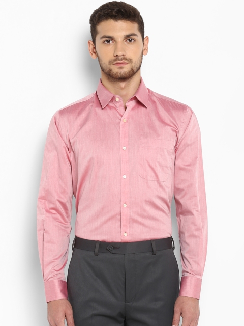 

Raymond Men Pink Regular Fit Solid Formal Shirt