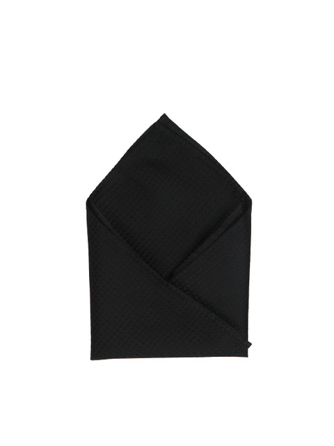 

Park Avenue Men Black Self-Design Pocket Square