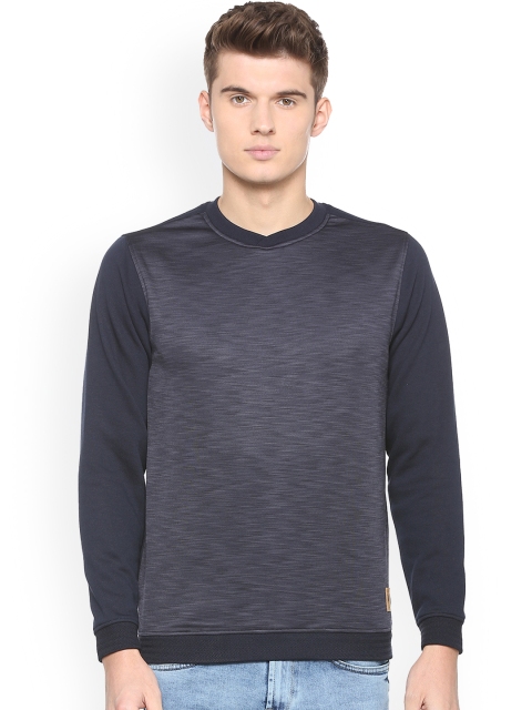 

Van Heusen Sport Men Navy Blue Printed Sweatshirt