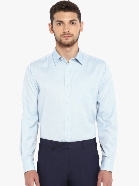 

Park Avenue Men Blue Regular Fit Printed Formal Shirt
