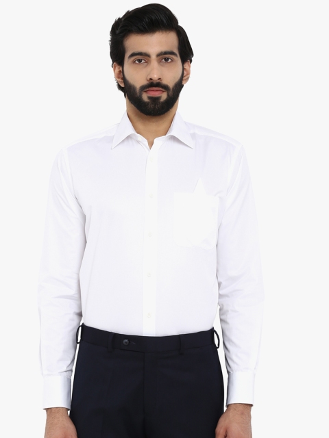 

Park Avenue Men White Regular Fit Solid Formal Shirt