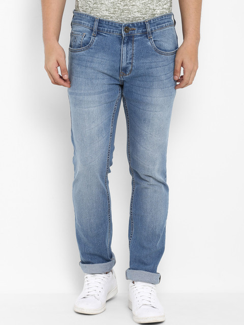 

Parx Men Blue Slim Fit Mid-Rise Clean Look Stretchable Jeans