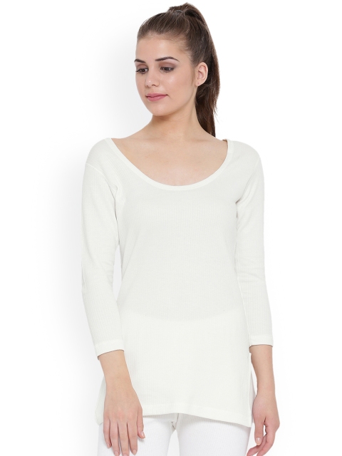 

Monte Carlo Women Off White Thermal top BBAPLMC67018