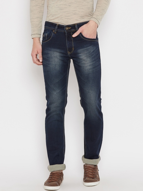 

Duke Men Blue Regular Fit Mid-Rise Clean Look Jeans