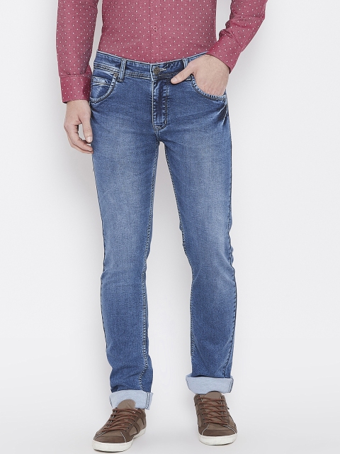 

Duke Men Blue Regular Fit Mid-Rise Clean Look Jeans