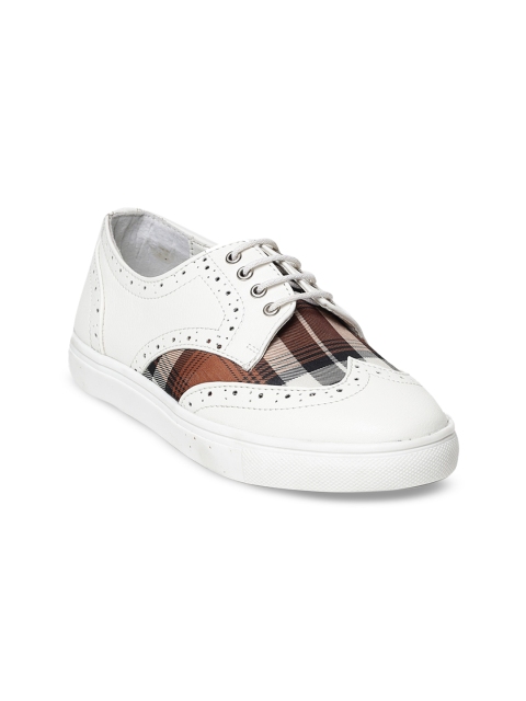 

Bruno Manetti Women White Brogues